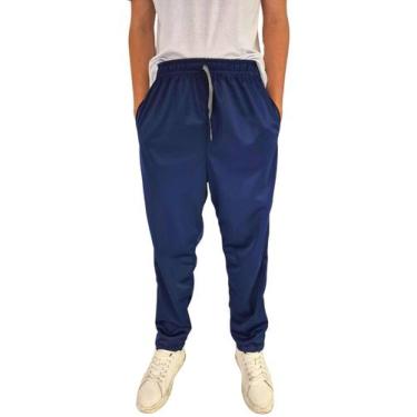Imagem de Calça Chimpa Masculina Com Bolsos e Elástico Na Cintura - Olv Jeans, A