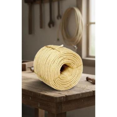Imagem de Corda Sisal Grosso 6mm: Arranhador & Artesanato 134m - Congratulations