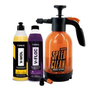 Imagem de Kit Completo Lavagem Pesada Pulverizador Speed Clean + Desencrustante 