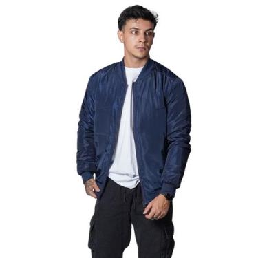 Imagem de Jaqueta Masculina 100 Poliéster Lisa Estilo Americana Colegio Escola D