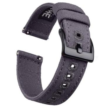 Imagem de Pulseiras de lona Watch Band Ritche de 22 mm para homens e mulheres