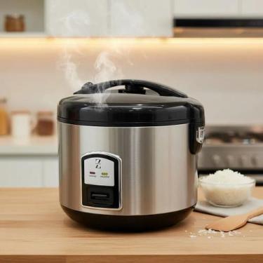 Imagem de Panela Elétrica De Arroz 500w 8 Xicaras 220V - Zentra Imports, 220V