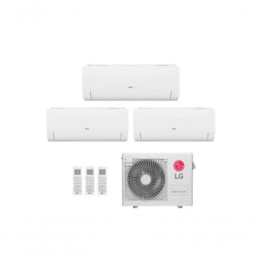 Imagem de Ar Condicionado Multi Split Inverter 3 Ambientes (Hiwall 2X 9.000BTUS,