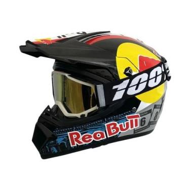 Imagem de Capacete De Motocross Adulto Profissional Para ATV, Downhill, Mountain