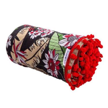 Imagem de Canga Toalha Flor Vermelha - Camesa