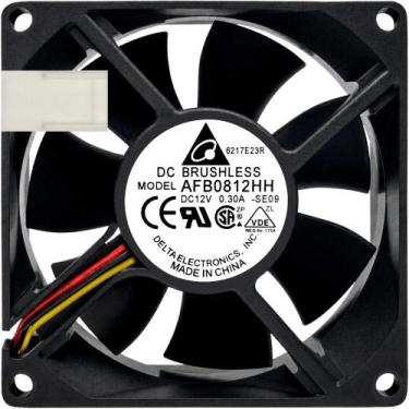 Imagem de Cooler AFB0812HH 12V 0.30A 3.6W 3L 80X25 B2 Garantia 2 Anos - Delta El