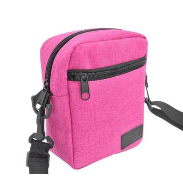 Imagem de Mini Bolsa Shoulder Nylon bubag Unissex, Pink