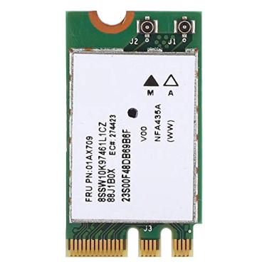 Imagem de Placa de rede sem fio QCNFA435, Módulo WiFi NGFF/M.2 banda dupla 2,4G+5G para IdeaPad 510-15IKB 510S 520S 530S 110 120S E470 E475 E575 E31-80 E42-80