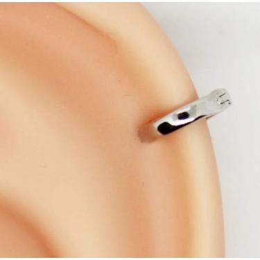 Imagem de Piercing Argola Clicker Lisa 6mm (Folheada a Ouro Branco)