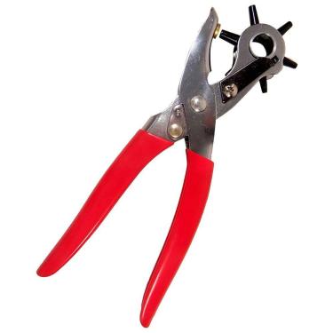 Imagem de Alicate Vazador 9  Furador Couro Eva Cinto Chinelo 6 Furos