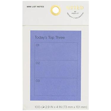 Imagem de Observado por Post-it® Habit Tracker Notes, 100 notas no total, 10 cm x 2-15/40.6 cm, pervinca