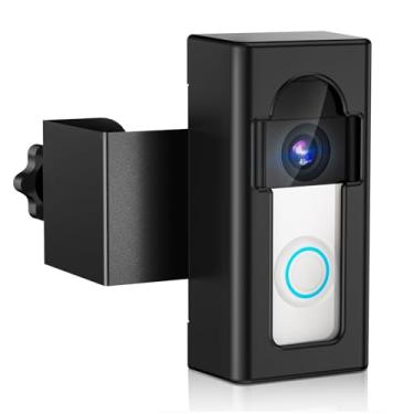 Imagem de Suporte de campainha de vídeo antifurto compatível com campainha de vídeo sem fio anel/Blink, suporte de montagem sem broca, acessórios de suporte adaptador de cunha para aluguel de casa