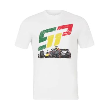 Imagem de Camiseta Red Bull Racing F1 Sergio Checo Perez Race Car, Branco, P