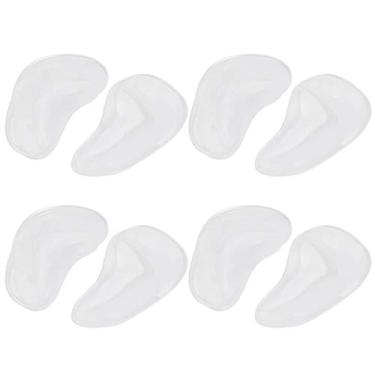 Imagem de Bens Domésticos, Palmilha Almofada Ortopédica Em Gel para Cuidados Com Os Pés Confortável e 4 Pares Param de Escorregar e Aliviar a Dor Nos Pés Suporte de de Silicone
