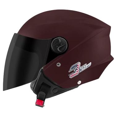 Imagem de CAPACETE ABERTO PRO TORK NEW LIBERTY 3 ELITE FOSCO VERMELHO TAM. 60 VIS. FUMÊ