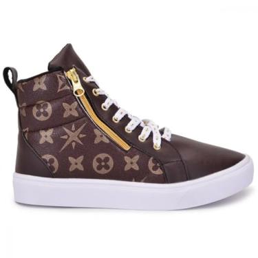 Imagem de Botinha Feminina Fitness com Zíper Lateral Estilo e Conforto para Seus Treinos Crossfit (Marrom, BR, Adulto, Numérico, 37)