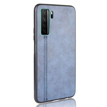 Imagem de Capa para celular Huawei Honor Nova 7 SE Capa de celular Rugged Shield 360° Proteja seu telefone capa de couro liso para Huawei Honor Nova 7 SE