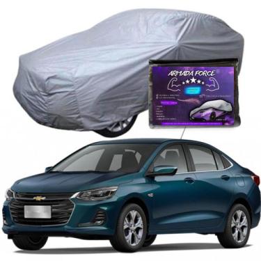 Imagem de Capa Cobrir Carro ONIX PLUS 100% Forrada Armada Force 100% Impermeável