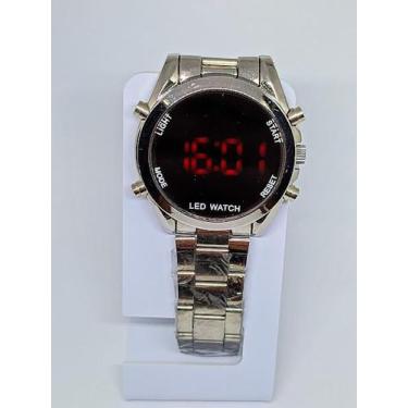 Imagem de Relógios Femininos Luxo Digital / Relógio Led Sports Watch Pulseira aç