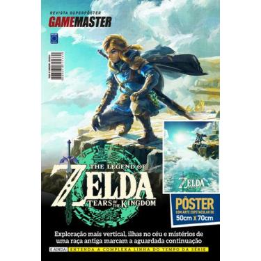 Imagem de Pôster Gigante - Zelda: Tears Of The Kingdom: Arte A - Editora Europa