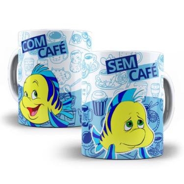 Imagem de Caneca Linguado a Pequena Sereia Desenho Com Café Sem Café - Tio da Ca