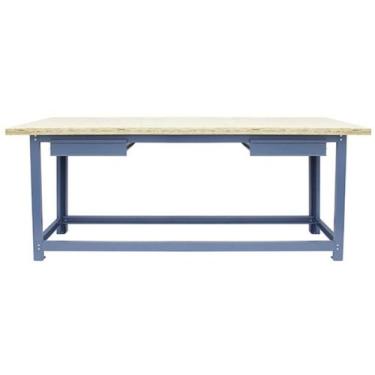 Imagem de Bancada de Trabalho Multiuso 200 x 60 CM com 2 Gavetas NB-3 NOCRAM