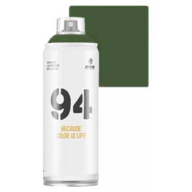 Imagem de Tinta Spray Fosca 94mtn 400ml Cores Grafite Multiuso - Montana, Verde 