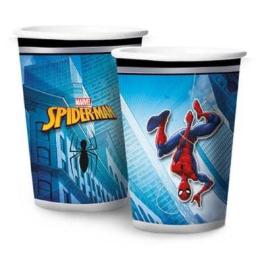 Imagem de Copo de Papel Festa Homem- Aranha - Pacote com 8 unidades - Regina