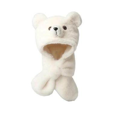 Imagem de Chapéu de Bebê Menina - Estilo Coreano, Imitação de Pele de Coelho, Qu