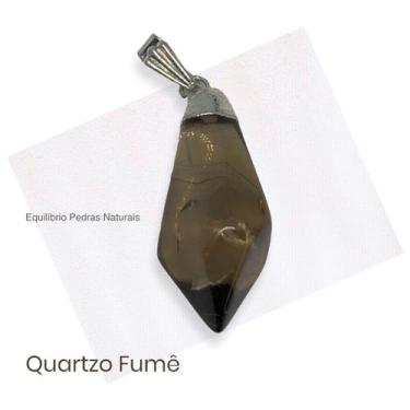 Imagem de Pingente Ponta Pedra Natural Quartzo Fumê - Purificação - EQUILIBRIO, 