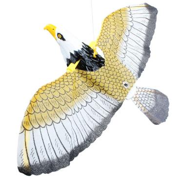 Imagem de coruja voadora, Iluminar dispositivos susto pássaro em forma coruja, Pombo Pica-pau Corvo Espantalho Dispositivos Ameaça Pássaros para Controle Ninhos Pássaros, Rianpesn