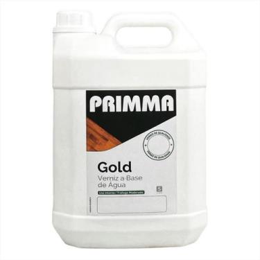 Imagem de Verniz Base Agua Primma Gold 5l Madeira/sinteco  Brilhante, fosco, ace