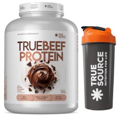 Imagem de Combo True Beef Protein - Whey Protein da Carne - True Source + Coqueteleira Oficial (1810g, Chocolate)