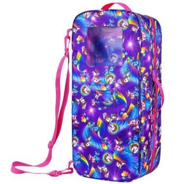 Imagem de Porta-bonecas Ecore Fun Unicorn para bonecas de 18 polegadas