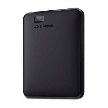 Imagem de Hd externo 4tb western digital elements preto usb 3.0 wdbu6y0040bbk