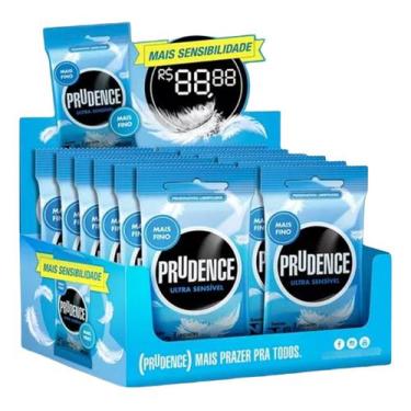 Imagem de Preservativo Camisinha Ultra Sensível Prudence Cx 36un(12x3)
