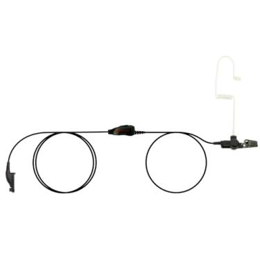 Imagem de Fone de ouvido/fone de ouvido de tubo acústico EH com kit de vigilância PTT e microfone para Motorola APX6000 APX7000 APX8000 SRX2200 XPR7550 XPR7350 XPR6580 XPR6550 Rádios walkie Talkie de um fio.