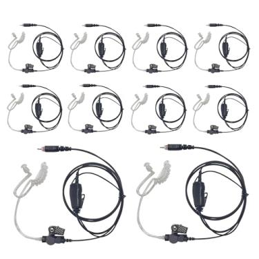 Imagem de WODASEN Fone de ouvido CLP1010e CLP1080e Walkie Talkie com microfone PTT para Motorola 1010e 1080e CLP107e CLP1040e CLP1083e CLP446e CLPe446 CLPe Plus (10 pacotes)