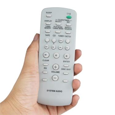 Imagem de Controle remoto de substituição compatível com sistema de componentes micro Hi-Fi Sony MHC-EC77 HCD-EC77 MHC-EC68 HCD-EC68