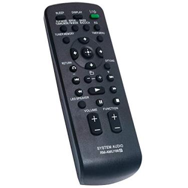 Imagem de Novo controle remoto de substituição RM-AMU166 compatível com sistema de áudio pessoal Sony RDH-GTK37iP GTK-X1BT RDH-GTK17iP FST-GTK37iP FST-GTK17iP RDHGTK37iP GTKX1BT RDHGTK17iP FSTGTK37KTK17KP iP