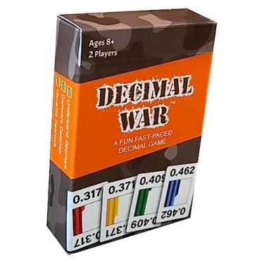 Imagem de Math Magic Decimal War Card Game - Read and Compare Decimal Numbers