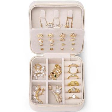 Imagem de Estojo de joias de viagem Vlando Small Organizer Box para mulheres