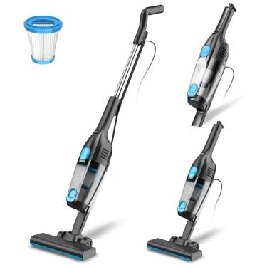 Imagem de Aspirador de Pó Vertical com Fio, 20Kpa de Sucção Potente, Filtro HEPA, Leve e Versátil, Ideal para Pêlos de Animais e Pisos Difíceis,Vazone