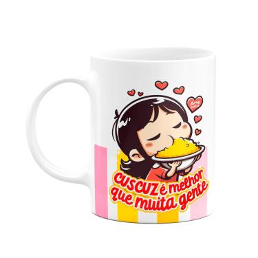 Imagem de Caneca Nordestina - Cuscuz é melhor que muita gente - Amo