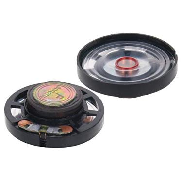 Imagem de Fielect Alto-falante magnético interno com ímã mini alto-falante redondo de metal 29 mm de diâmetro 9 mm de altura 0,25 W 8 Ohm 10 peças