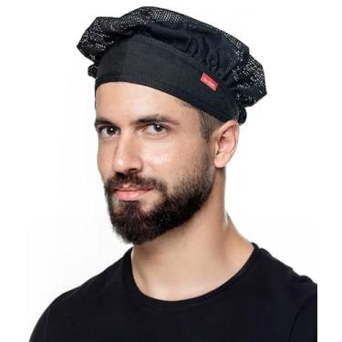 Imagem de Touca de Amarrar | Elástico | Unissex | 1 Unidade | Profissional (Preto)