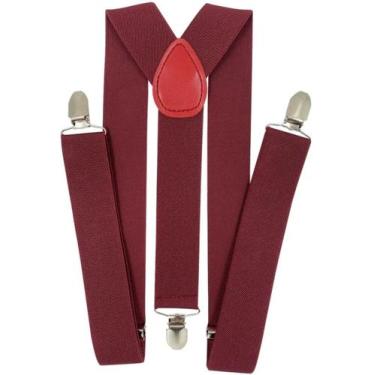 Imagem de Suspensórios Masculino Feminino Largo Plus Size Gg Ajustavel - RPires,