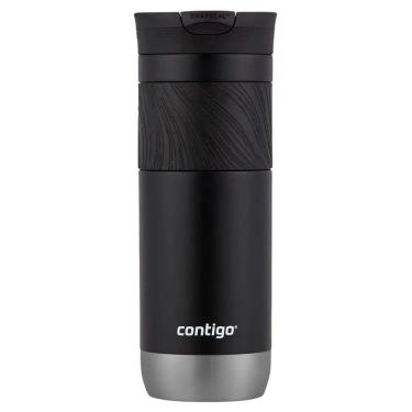 Imagem de Copo Térmico Snapseal Byron Contigo 591 ml Preto em Aço Inox