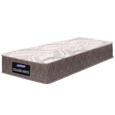 Imagem de Colchão Solteiro Gazin Espuma 88x188x17cm Camboriú Marrom