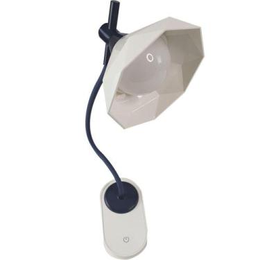 Imagem de Luminaria De Mesa Com Garra Touch Articulavel Led 3 Cores - AB MÍDIA